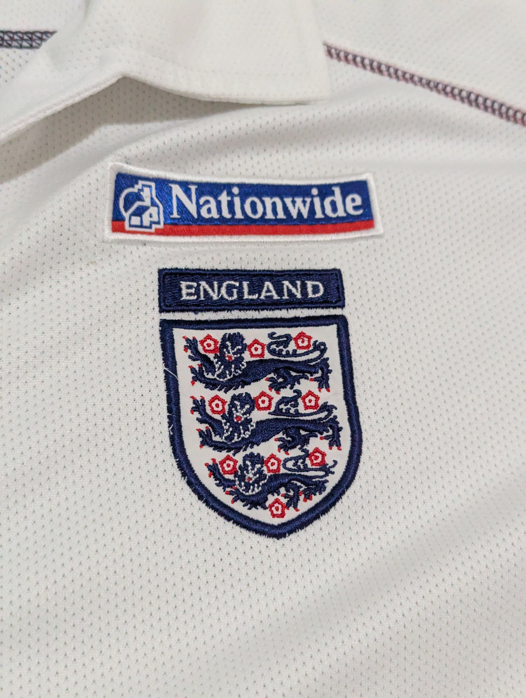 2004-06 England Umbro Button Up Shirt
