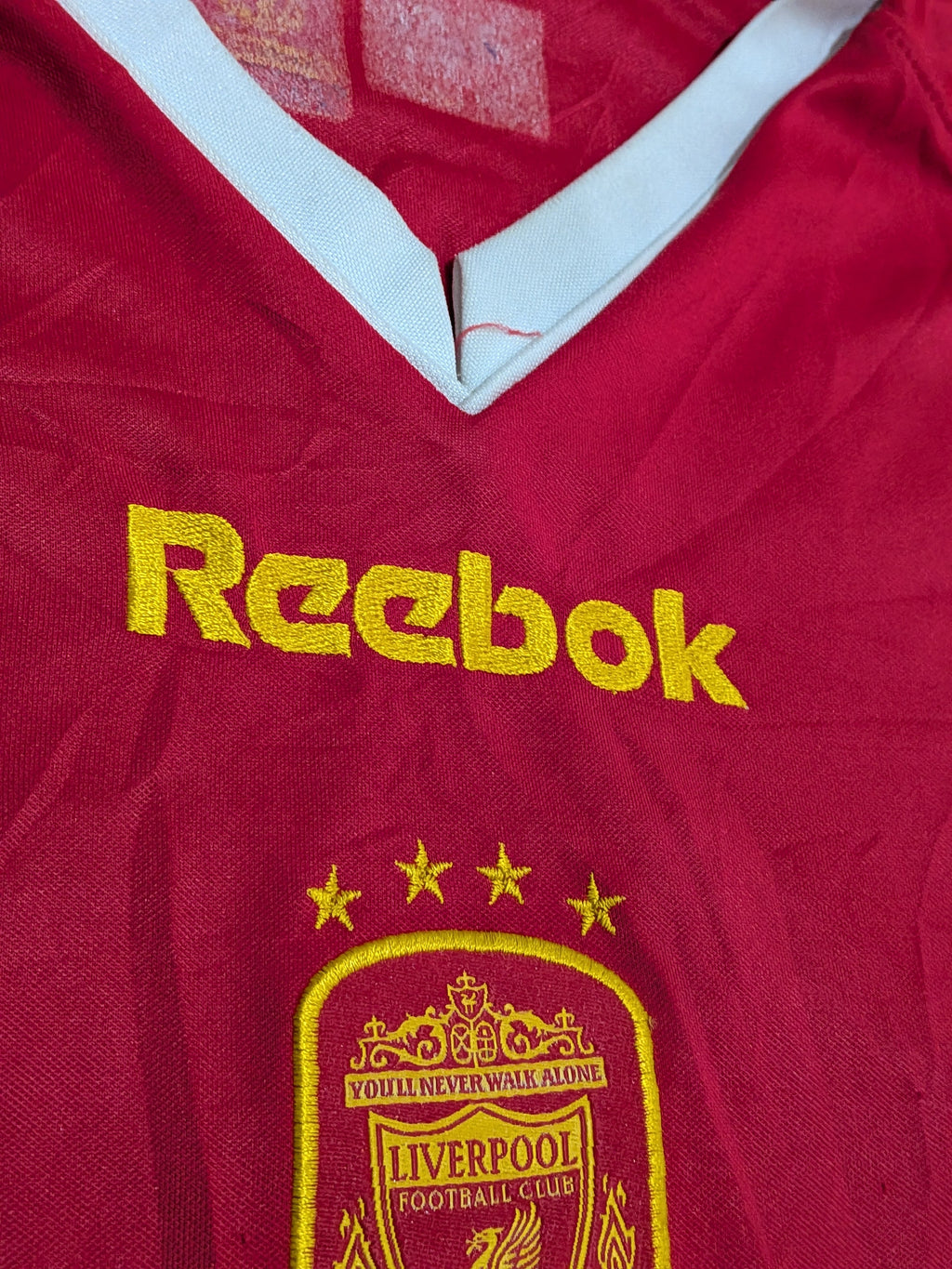 2001-03 Liverpool UCL European Home Shirt - Gerrard 17