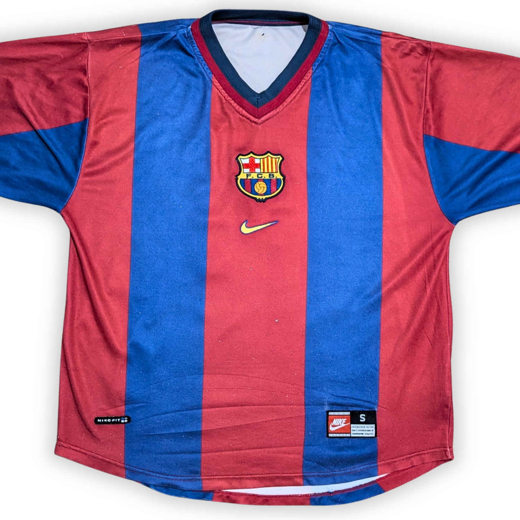 1998-00 Barcelona Home Shirt - Rivaldo 11