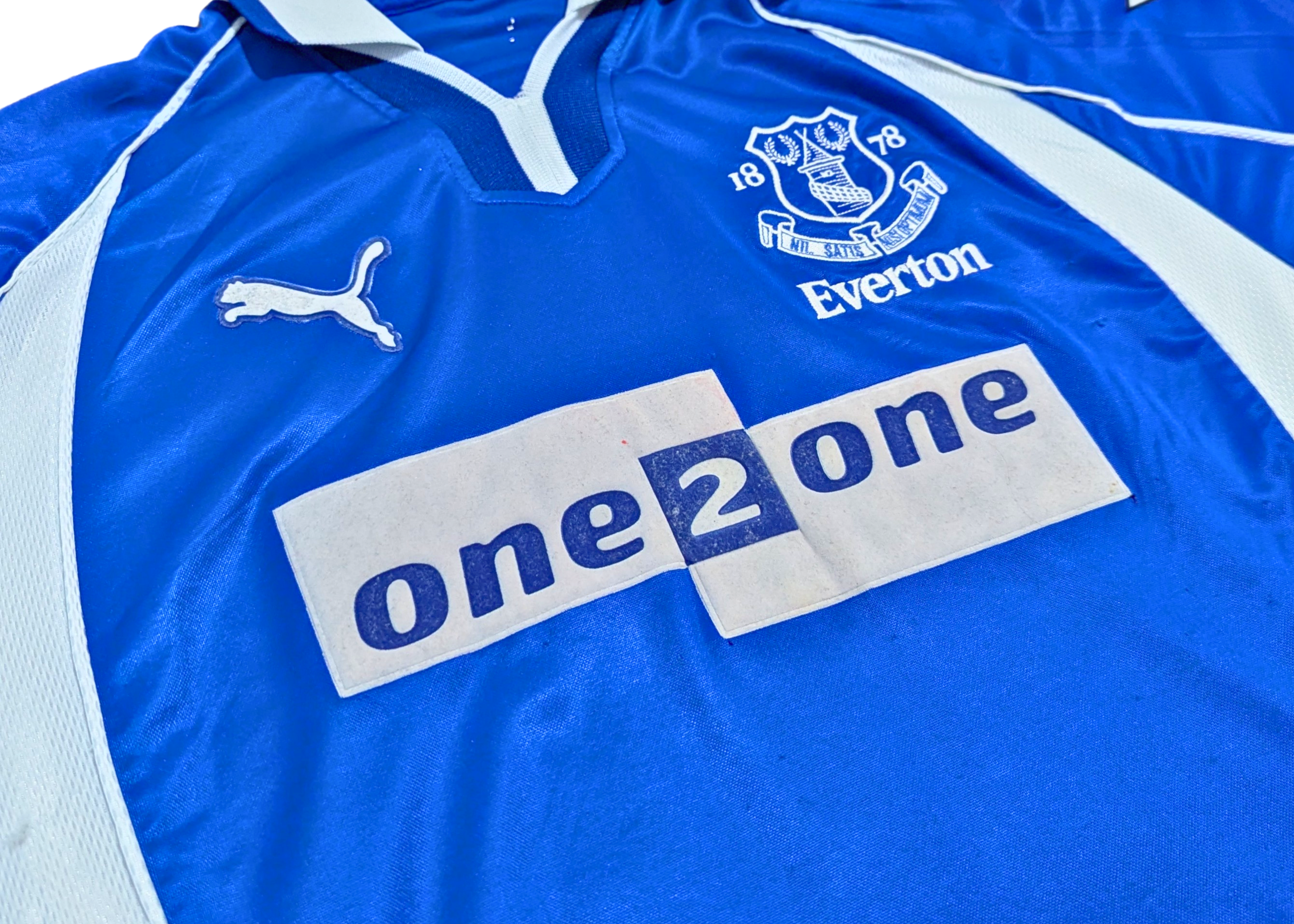 2000-02 Everton Home Shirt - Gascoigne 18