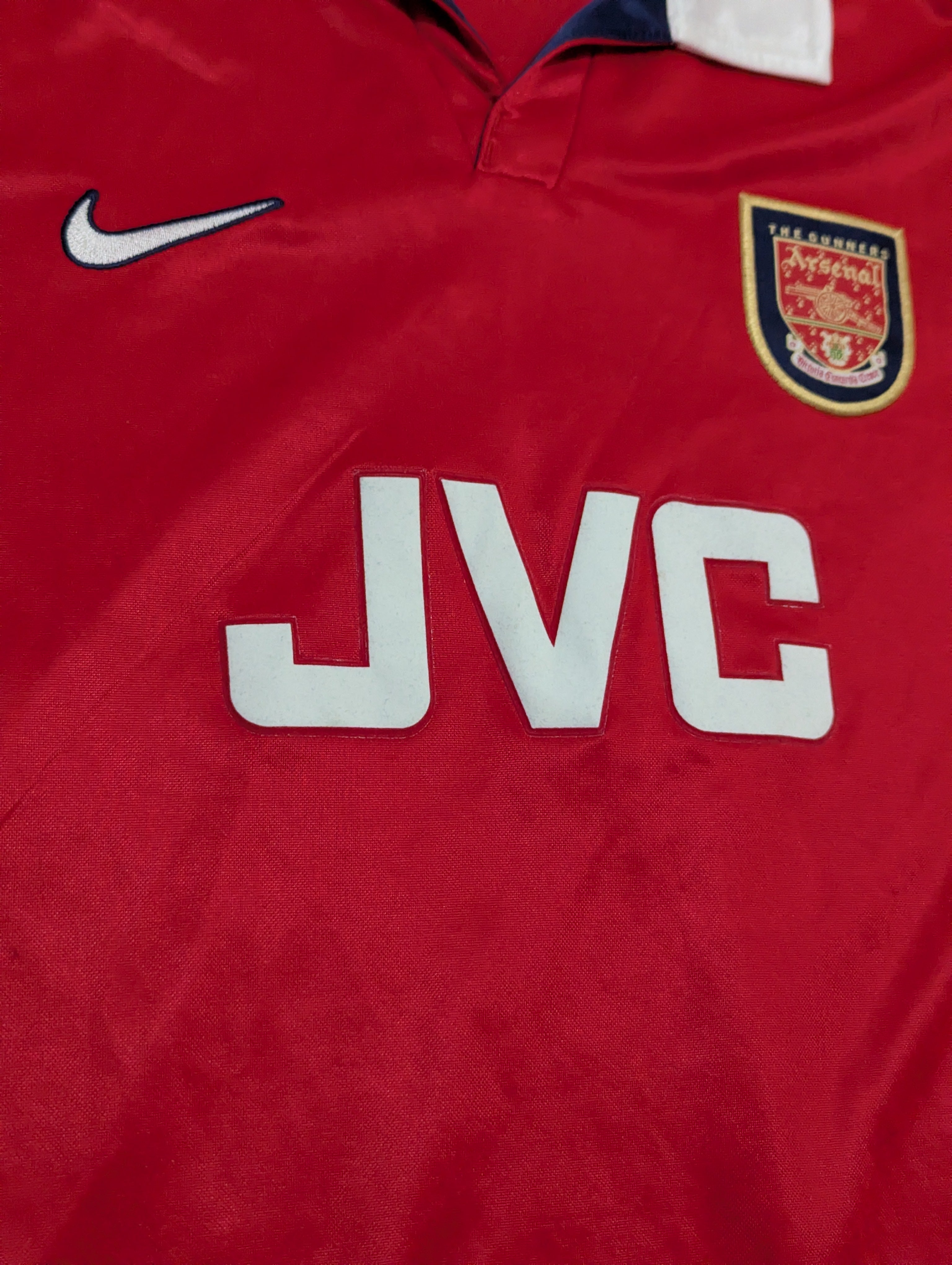 1998-99 Arsenal Home Multi Signed Shirt - Vivas 7