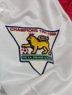 1998-99 Arsenal Home Multi Signed Shirt - Vivas 7
