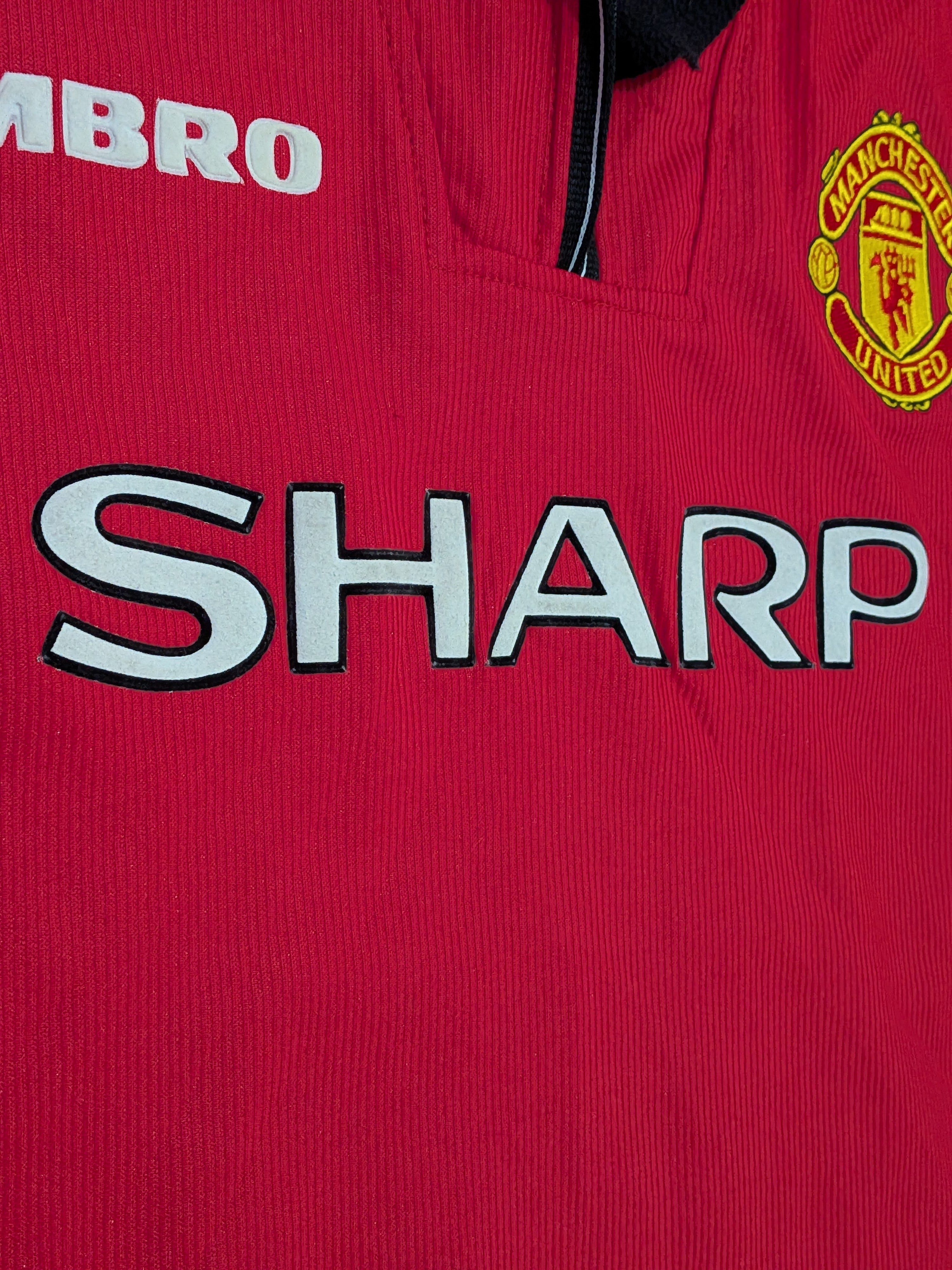 1998-00 Manchester United Home Shirt - Yorke 19