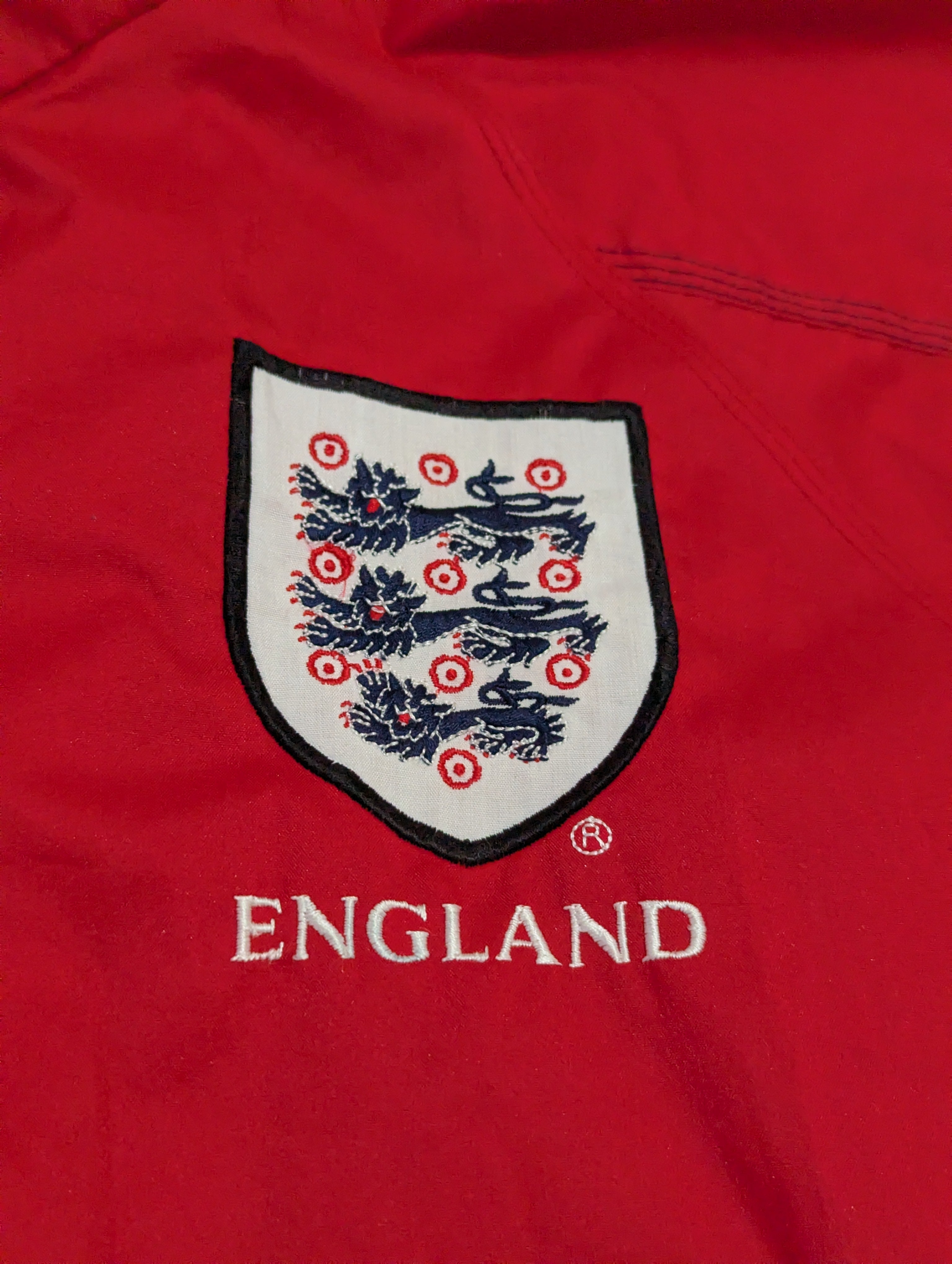 1998-00 England Umbro Hooded Rain Jacket