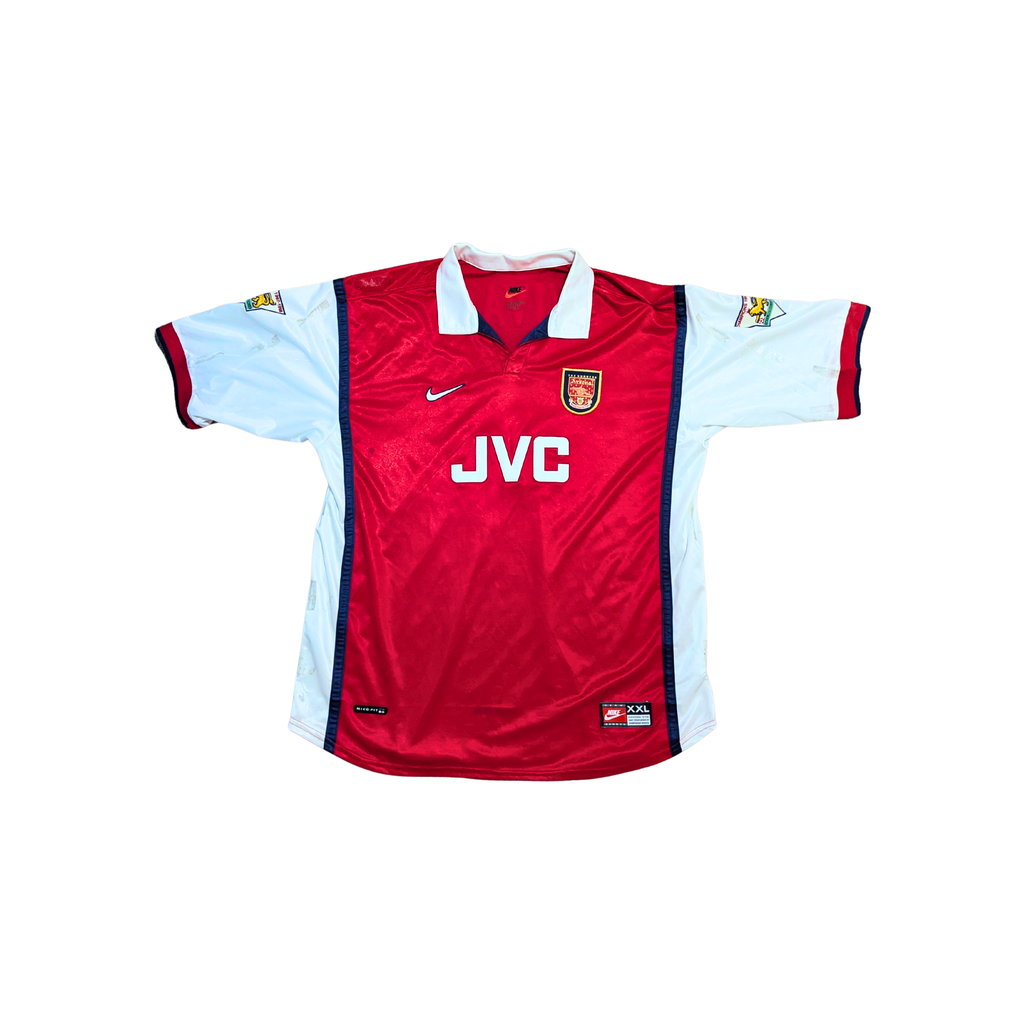 1998-99 Arsenal Home Multi Signed Shirt - Vivas 7
