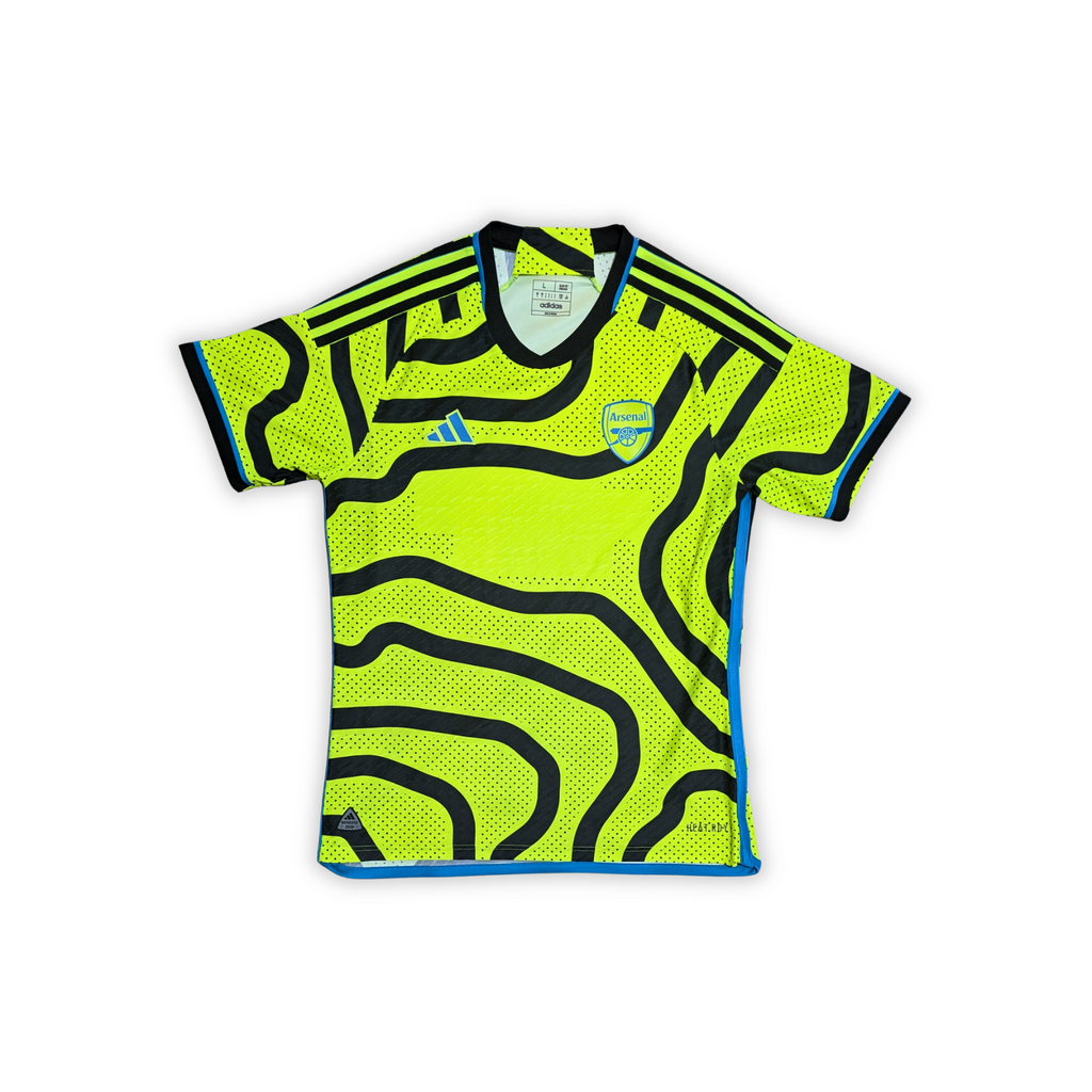 2023-24 Arsenal Sponsorless Player Version Away Shirt