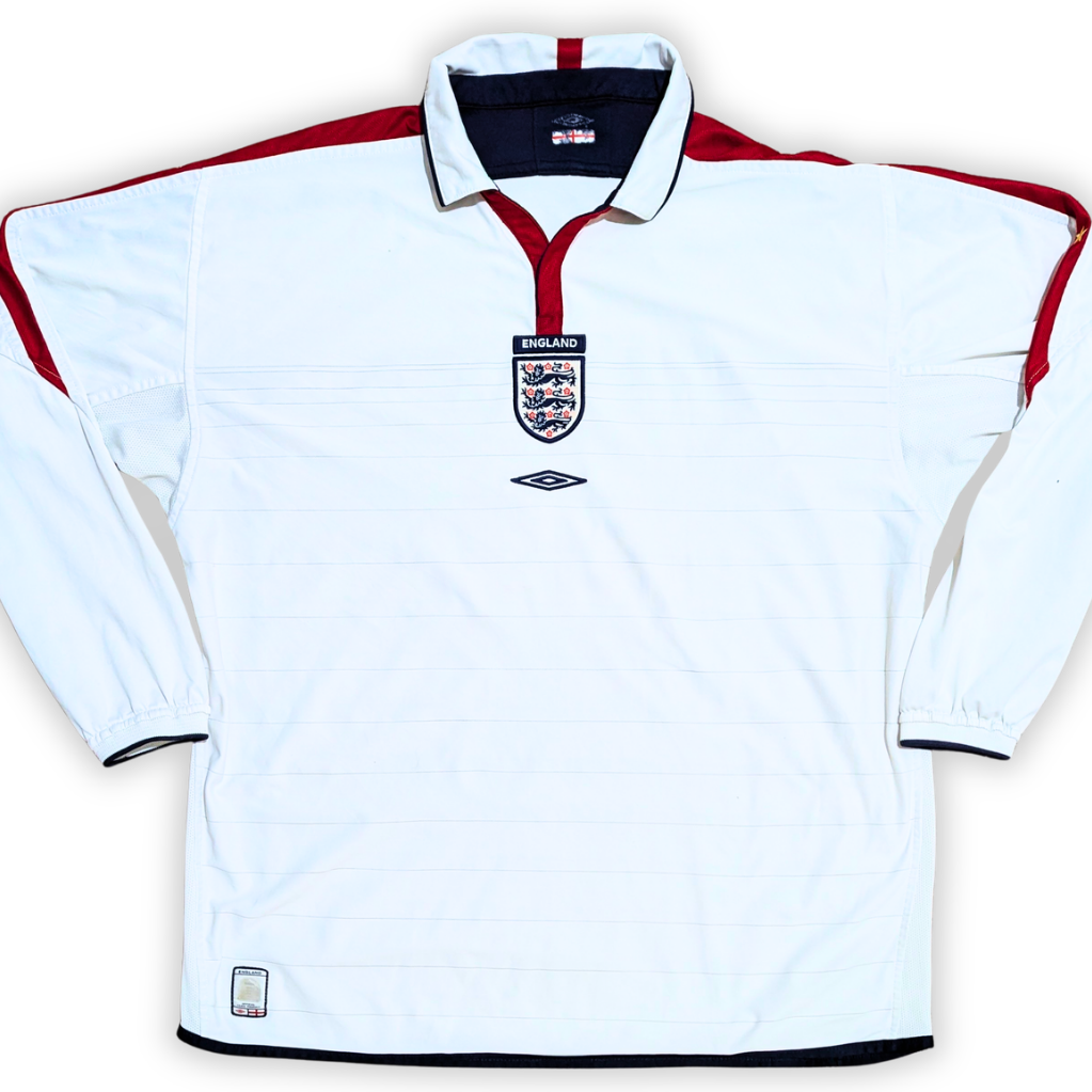 2003-05 England L/S Home Shirt