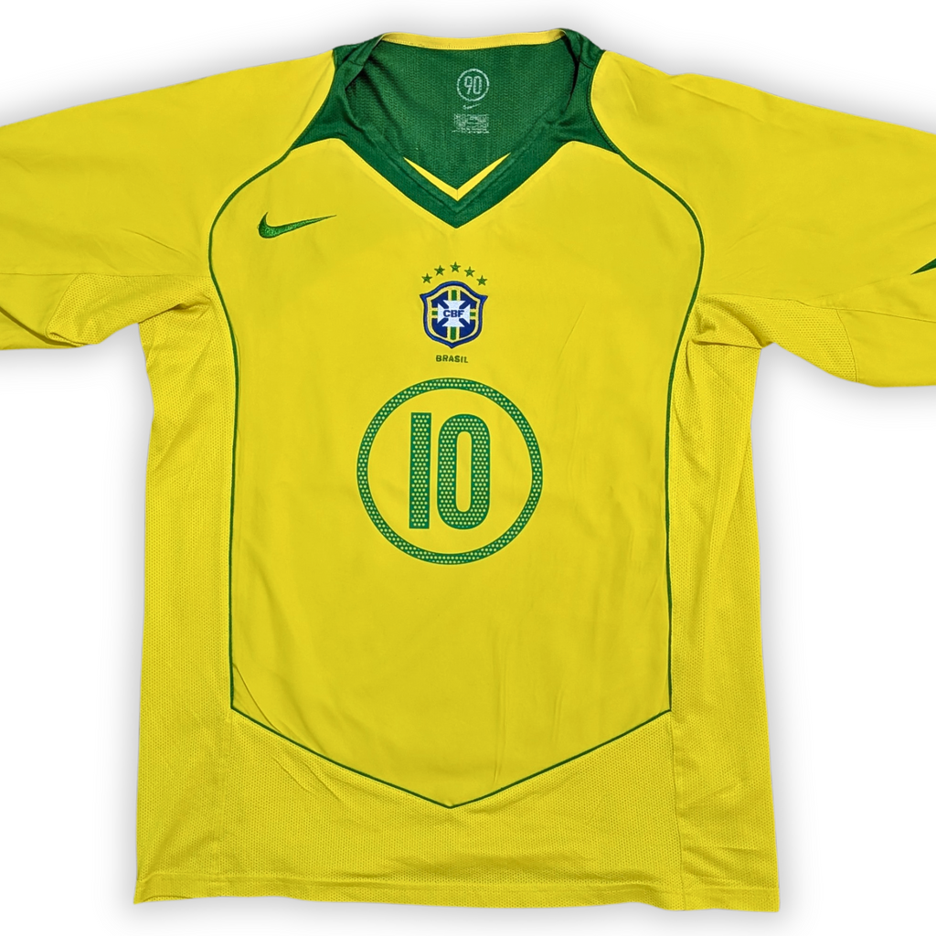 2004-06 Brazil Home Shirt - Ronaldinho 10