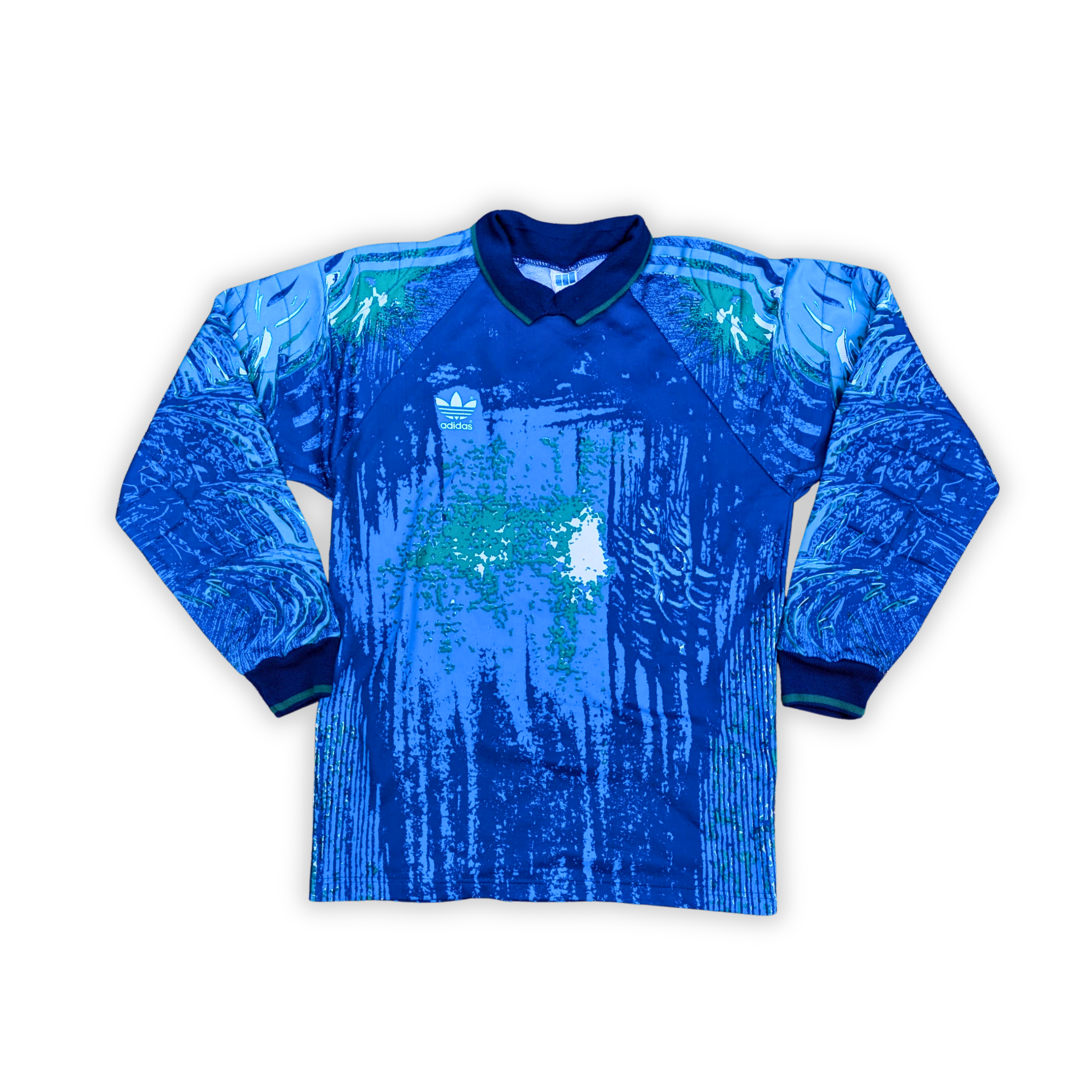 1990s Adidas Template Long Sleeve GK Shirt - #1