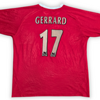2001-03 Liverpool UCL European Home Shirt - Gerrard 17