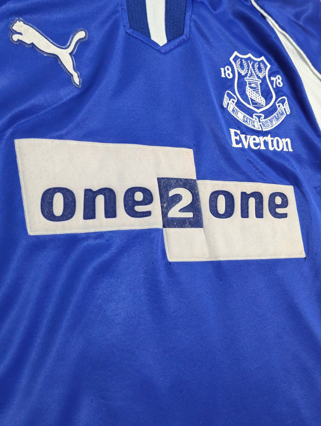 2000-02 Everton Home Shirt - Gascoigne 18