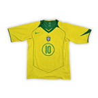 2004-06 Brazil Home Shirt - Ronaldinho 10