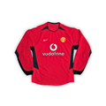2002-04 Manchester United Long Sleeve Home Shirt