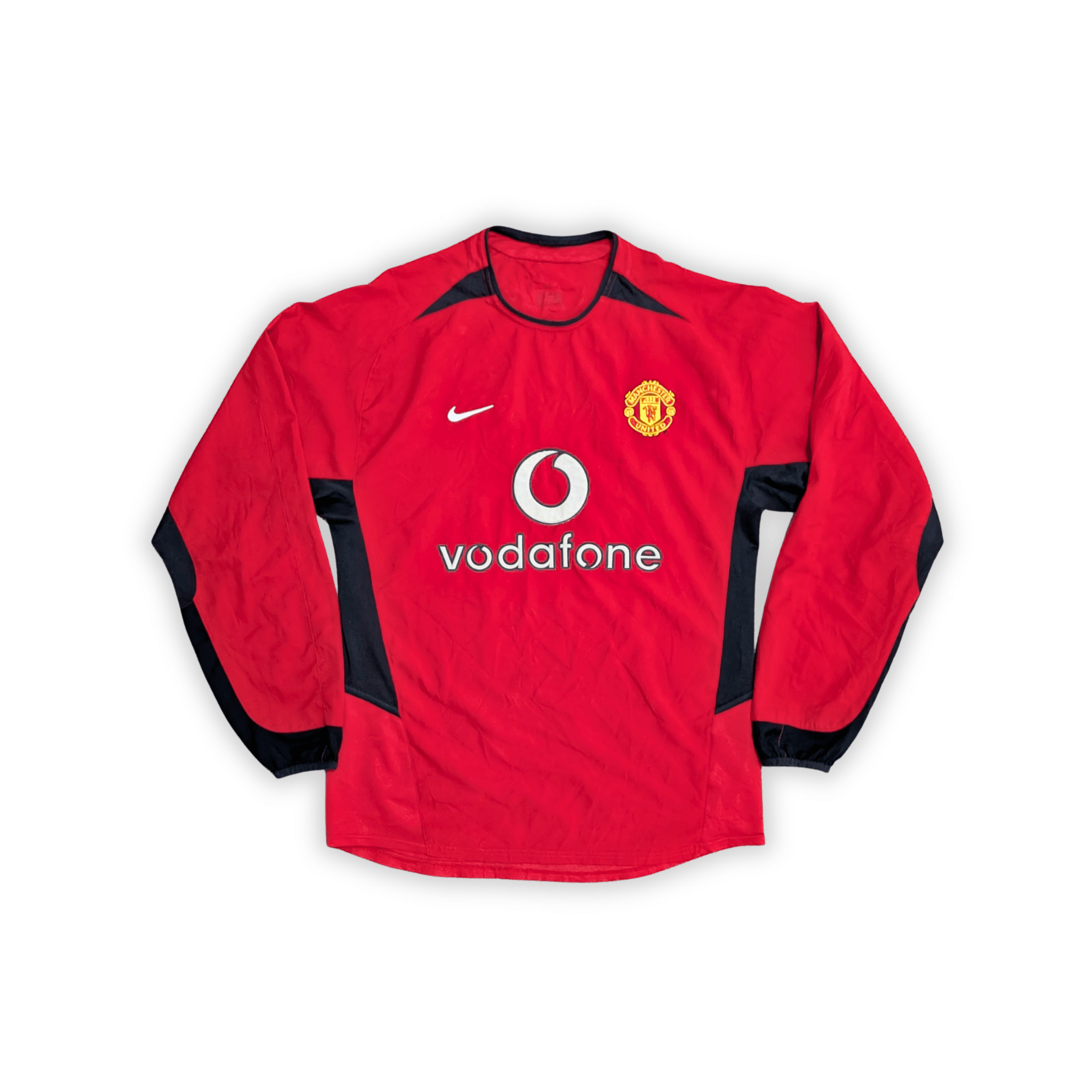 2002-04 Manchester United Long Sleeve Home Shirt