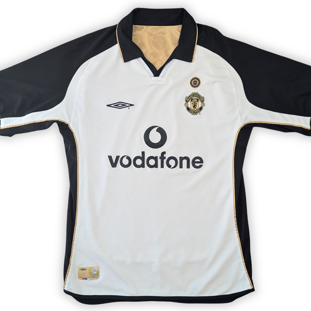 2001-02 Manchester United Away Shirt - Blanc 6