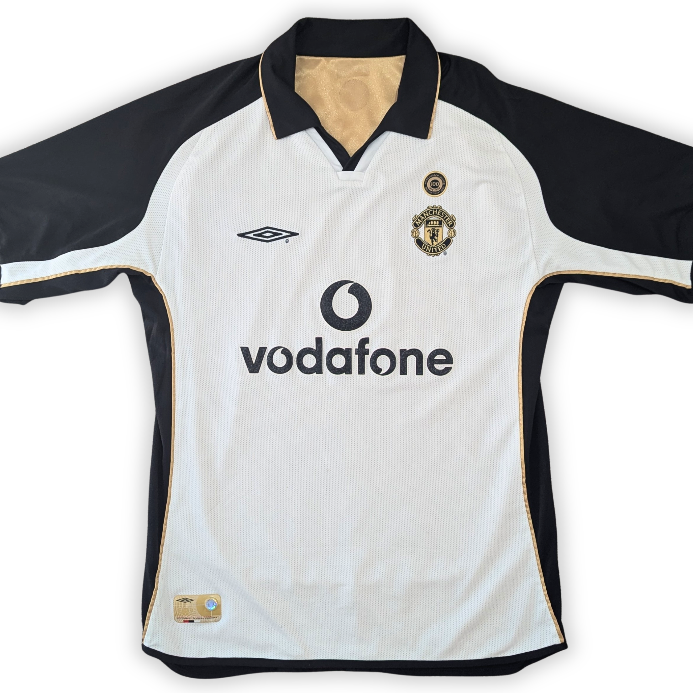 2001-02 Manchester United Away Shirt - Blanc 6