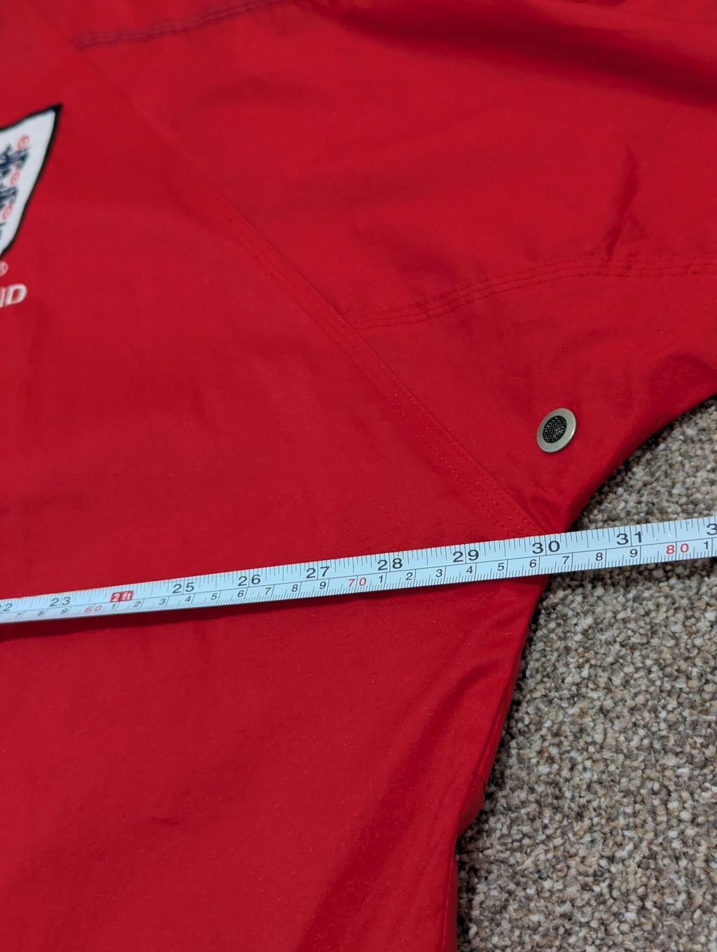 1998-00 England Umbro Hooded Rain Jacket