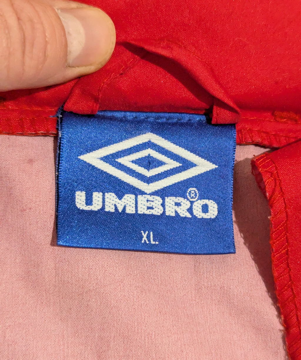 1998-00 England Umbro Hooded Rain Jacket