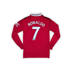 2022-23 Manchester United L/S Home Shirt - Ronaldo 7