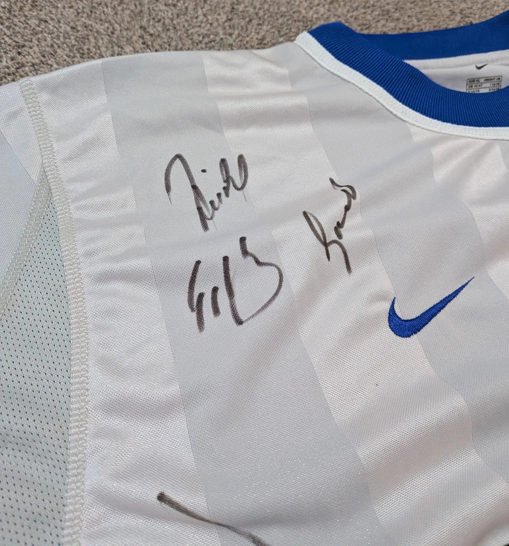 2000-01 Hertha Berlin Multi Signed Away Shirt