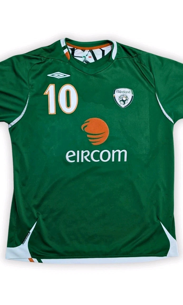 2006-08 Ireland Home Shirt - Keane 10