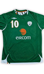 2006-08 Ireland Home Shirt - Keane 10