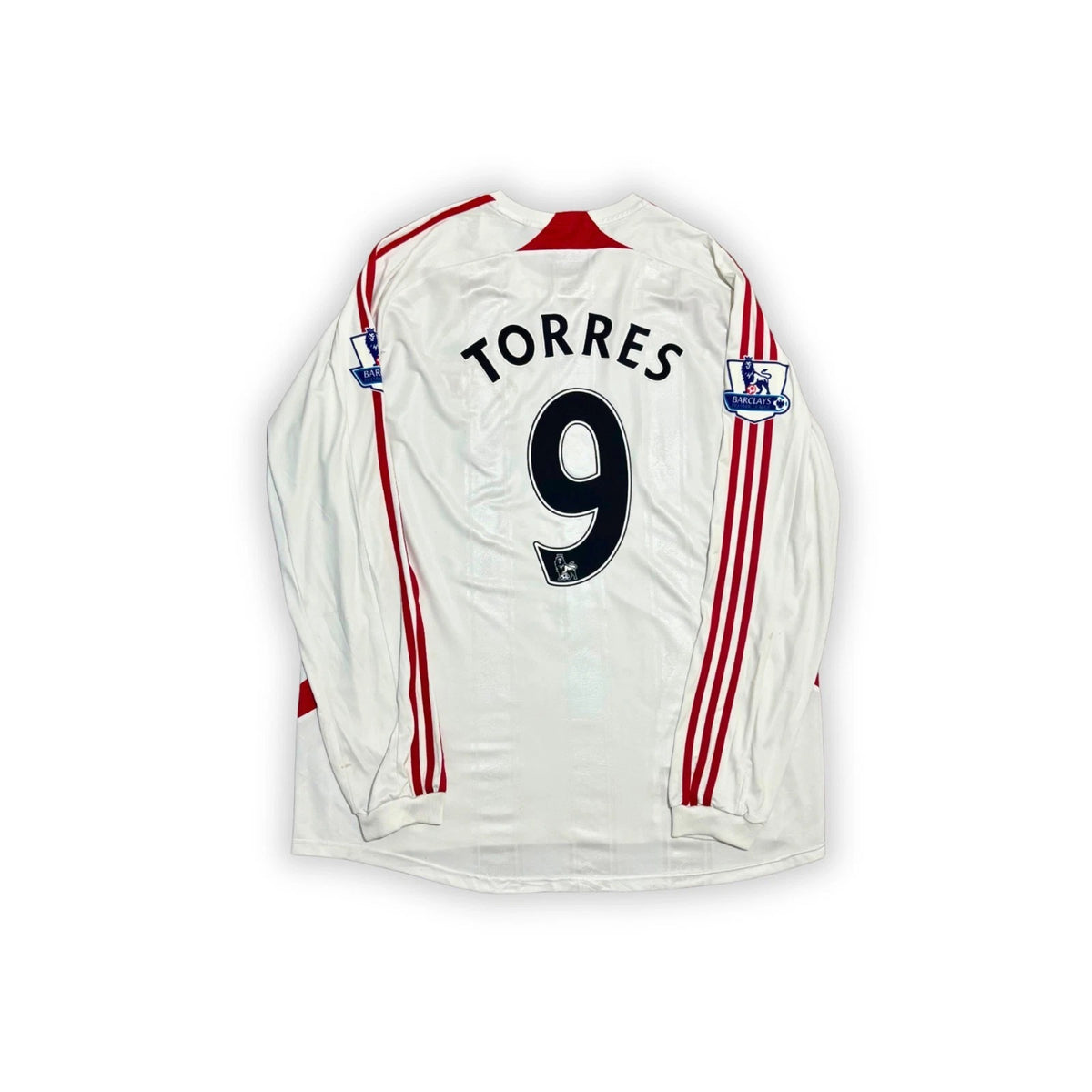 2007-08 Liverpool Long Sleeve Away Shirt - Torres 9