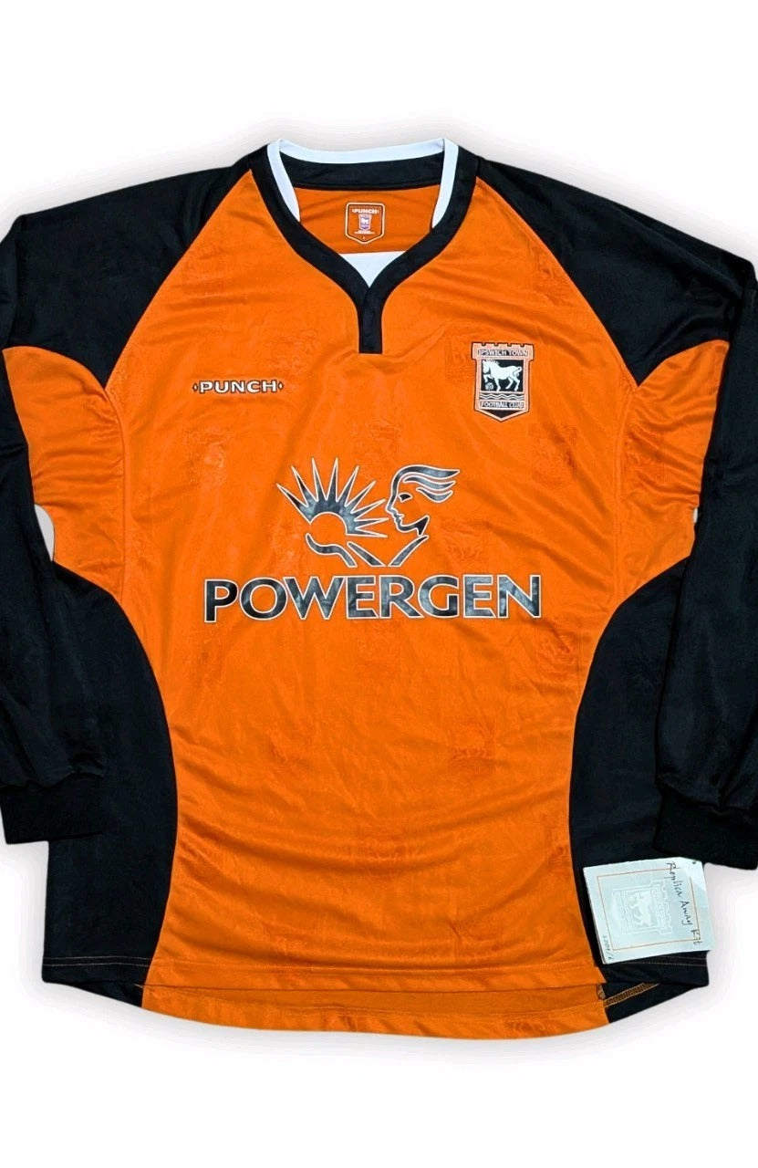 2004-05 Ipswich Town Long Sleeve Home Shirt (BNWT)
